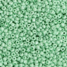 Seed beads 11/0 (2mm) Spring bud green
